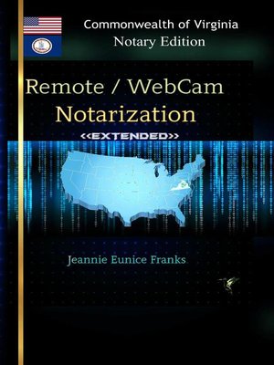cover image of Remote/WebCam Notarization <<Extended>> Commonwealth of Virginia